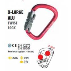 Moschettone carico pesante Kong X-LARGE ALU TWIST LOCK