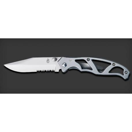 Coltello Gerber PARAFRAME I - STAINLESS, SERRATED