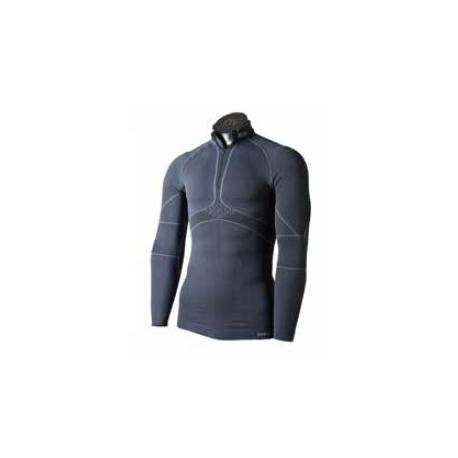 Maglia zip manica lunga Mico SKINTECH OXI-JET