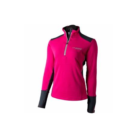 Maglia donna zip manica lunga Mico  RUNNUNG HEAVY