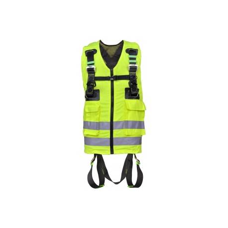 Imbragatura completa con gilet giallo Kratos safety FA1030200