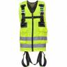 Imbragatura completa con gilet giallo Kratos safety FA1030200