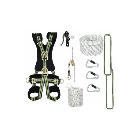 Kit imbracatura  Kratos safety n°1 per corda doppia discesa