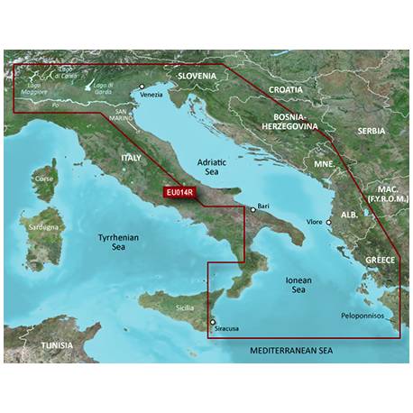 MicroSD-SD BlueChart g2 Vision Garmin VEU014R-Italy