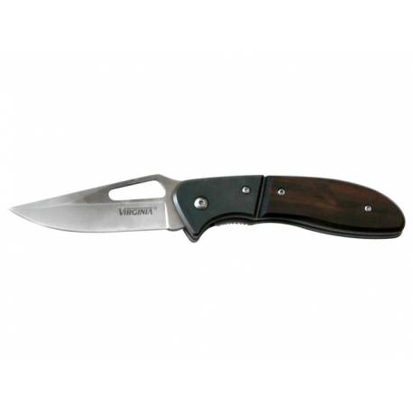 coltello pieghevole Virginia MANICO LEGNO CON CLIP