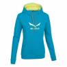 Felpa con cappuccio Salewa SOLIDLOGO COTONE DONNA HDY