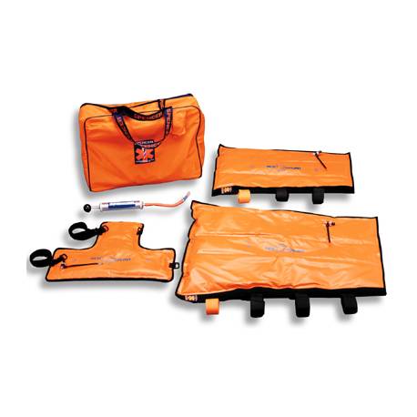 Set 3 steccobende con borsa e pompa Spencer RES Q SPLINT