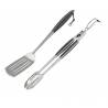 Premium STAINLESS STEEL TONGS + SPATULA KIT Utensili da grill