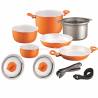 Set popote in alluminio Brunner MANDARINA 9+1