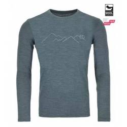 185 MERINO MOUNTAIN LONG SLEEVE M Sottomaglia m/l uomo