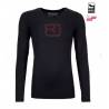 185 MERINO PIXEL LOGO LS W Sottomaglia m/l Donna