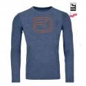 185 MERINO PIXEL LOGO LS M Sottomaglia m/l uomo