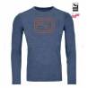 185 MERINO PIXEL LOGO LS M Sottomaglia m/l uomo