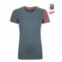 185 ROCK‘N‘WOOL SHORT SLEEVE W MAGLIA INTIMA M/C DONNA