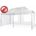 PIRAMIDE 4x8 IGNIFUGO M2 Tetto Bianco per Gazebo