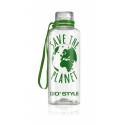 DRINK BOTTLE SAVE THE PLANET - Bottiglia trasparente