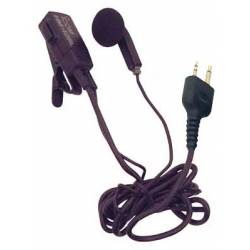 Microfono auricolare con clip e PTT Icom HM-128