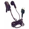 Microfono auricolare con clip e PTT Icom HM-128