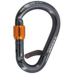 CORE BELAY LOCK - Moschettone HMS con profilo arrotondato