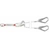 SHOCK ABSORBER ROPE ADJUSTABLE DOUBLE + 0981 + 2X2017 145-200 CM - Assorbitore di energia