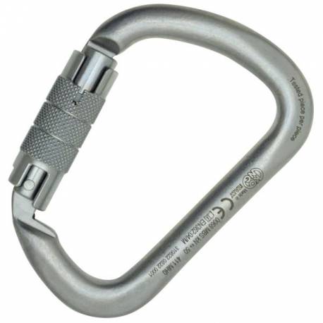 X-LARGE TWIST LOCK LUNAR WHITE moschettone in acciaio al carbonio