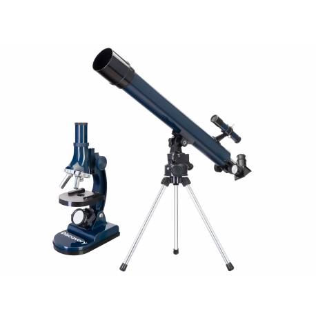 Discovery Scope 2 con libro set telescopio e microscopio