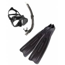 SNORKELING SET PRO STAR Set completo maschera pinne e boccaglio