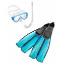 SNORKELING SET RONDINELLA Set completo di boccaglio, pinne e maschera