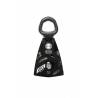 Apex 1.5" Swivel Pulley - Black carrucola