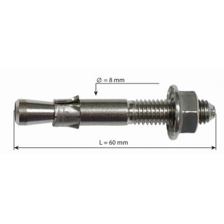 Chiper Raumer HANG FIX M8C INOX