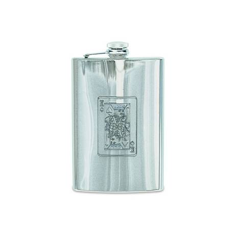 Fiaschetta inox Starwings KING CARD 8 OZ