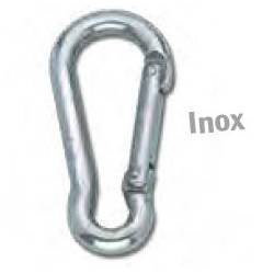 Moschettone acciaio inox Trem A PERA 100/120/175 MM