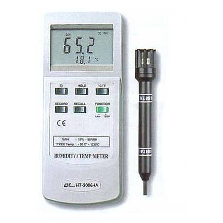 Misuratore di temperatura/umidità Lutron HT-3006HA